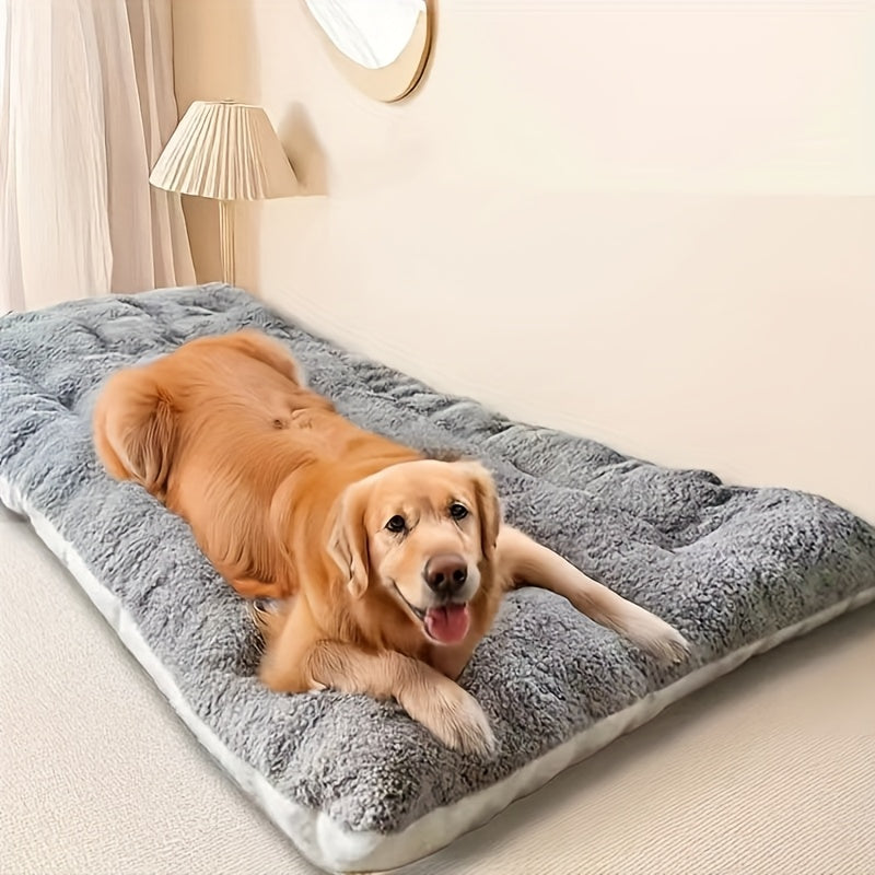 A holiday gift for the dog. A warm dog bed in winter. Dog kennel. Dog cage mat. Dog cage mat. Comfortable and soft dog mattress. Dog mattress. Pet bed. Pet bed. Pet mat. Suitable for large dogs such as Golden Retrievers and German Shepherds