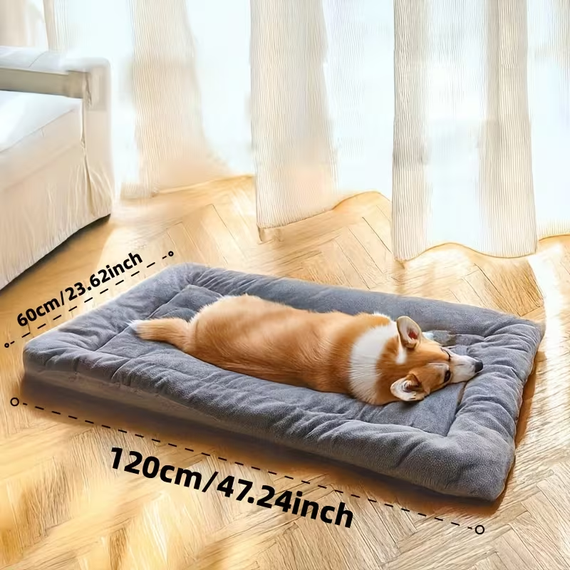 A holiday gift for the dog. A warm dog bed in winter. Dog kennel. Dog cage mat. Dog cage mat. Comfortable and soft dog mattress. Dog mattress. Pet bed. Pet bed. Pet mat. Suitable for large dogs such as Golden Retrievers and German Shepherds