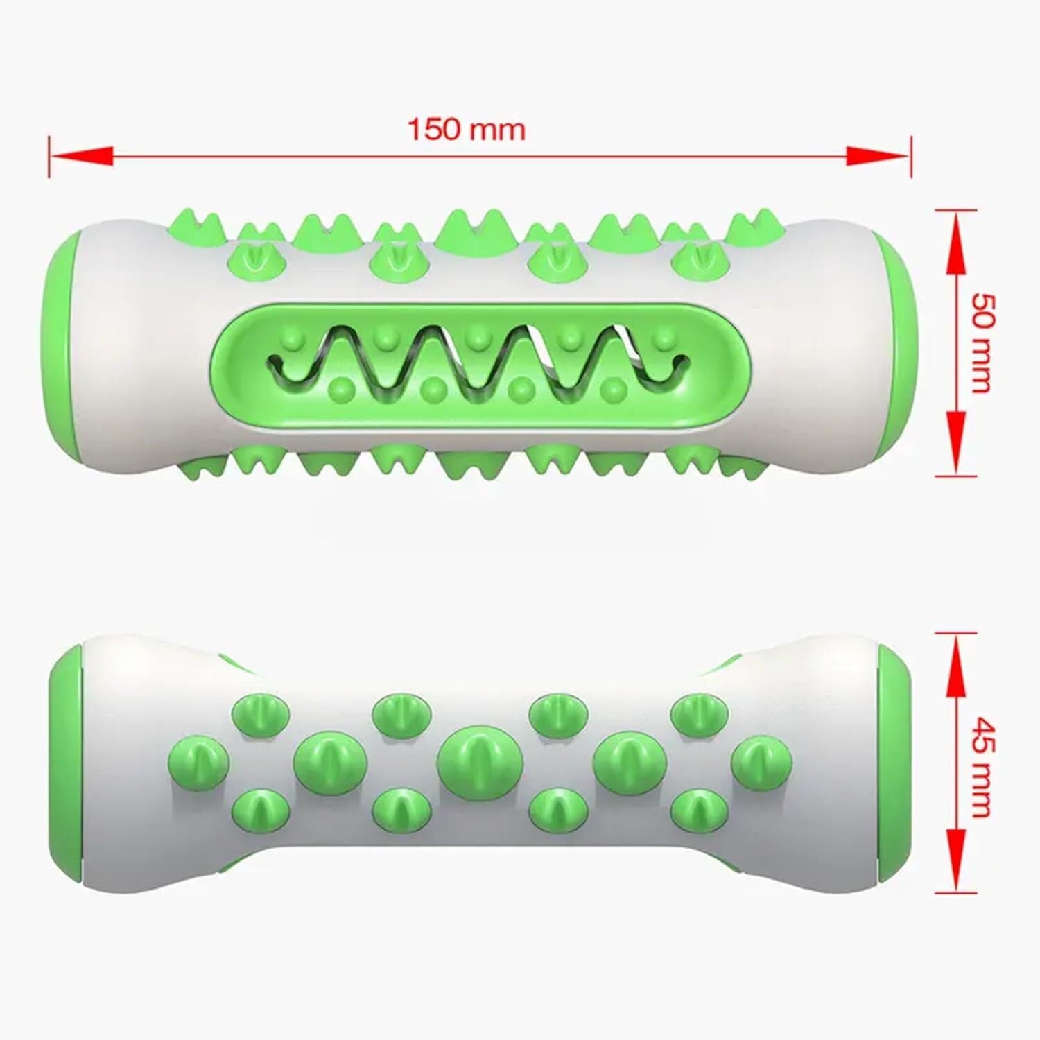 Dog Chew Toy: Durable Nylon & TPR, Teeth Cleaning Bone for Aussie Dogs