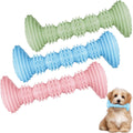 Dog Toys - 3 Pieces - Dog Chew Toys - Dental Care - Teeth Cleaning - Rubber Pet Chew Toys - For Medium and Large Dogs - Blue+Green+Pink